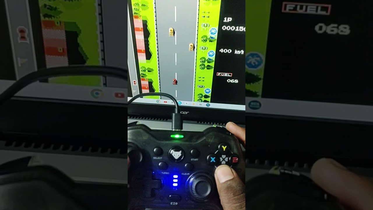 I Try Gaming On Chromebook Epi 01 - Road Fighter