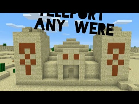 HOW TO TELEPORT IM VILLAGE IN MINECRAFT(TELEPORT ANY WHERE) - YouTube