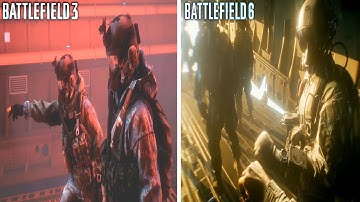 THE HALO JUMP Scenes Then and Now In Battlefield 3 (2011) vs Battlefield 6 (2025)