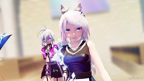 【MMD MOTION DL】 K/DA 'MORE'