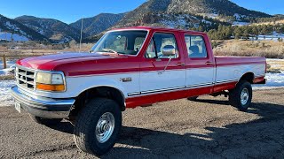 We Revived a 1993 Ford F350 Crew Cab Long bed after sitting for over 10 years