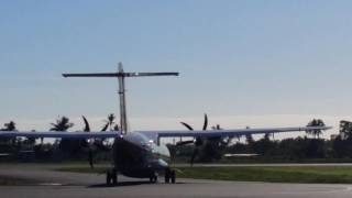 ATR 72-600 taxiing awau from Naosori terminal