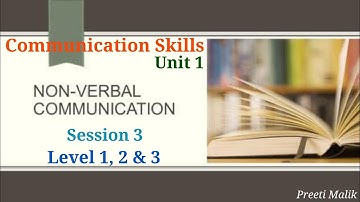 Non - Verbal Communication(Session 3)9th, 10th & 11th Class