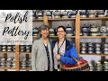 Polish Pottery Shopping in Poland | How to shop for Polish pottery in Bolesławiec | Milspouse vlog