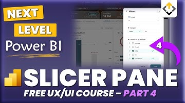 (Part 4) - Build This Custom Power BI Slicer Panel ( FREE UX/UI Design Mini-Course )
