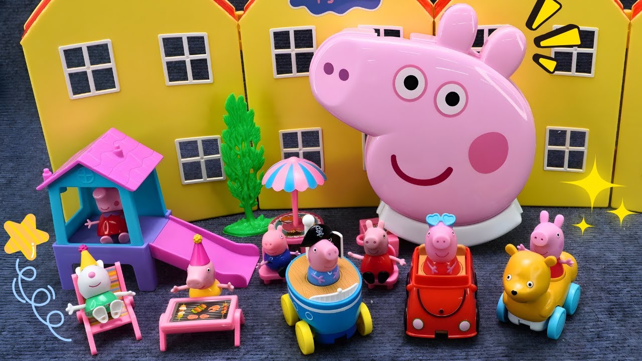 60 Minutes Satisfying With Unboxing Peppa Pig Family Playground, Peppa Toys World | Kawaii ASMR Toys