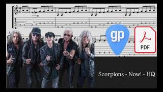 Scorpions - Now - Mahogany Records PDF AND Guitar Pro [TABS]