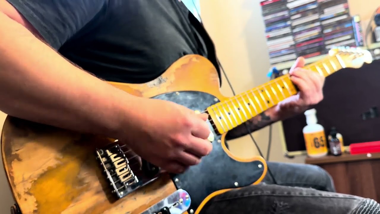 Telecaster relic with 5 switch Bill Lawrence Mod sounds test