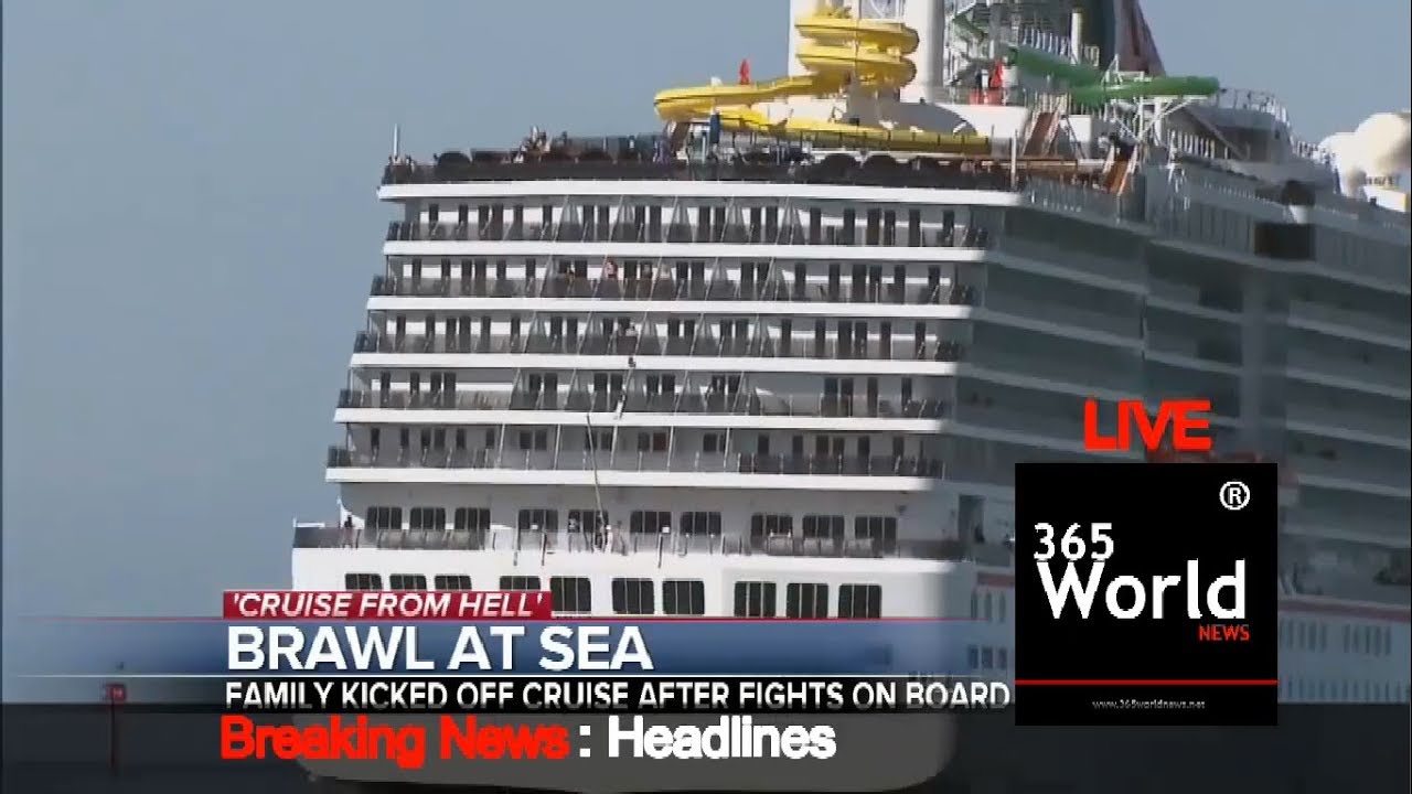Passengers Huge Fight on Carnival Cruise Ship YouTube