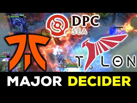 FNATIC vs TALON ESPORTS - MAJOR DECIDER !!! DPC SEA 2023 TOUR 1 DIVISION 1 DOTA 2