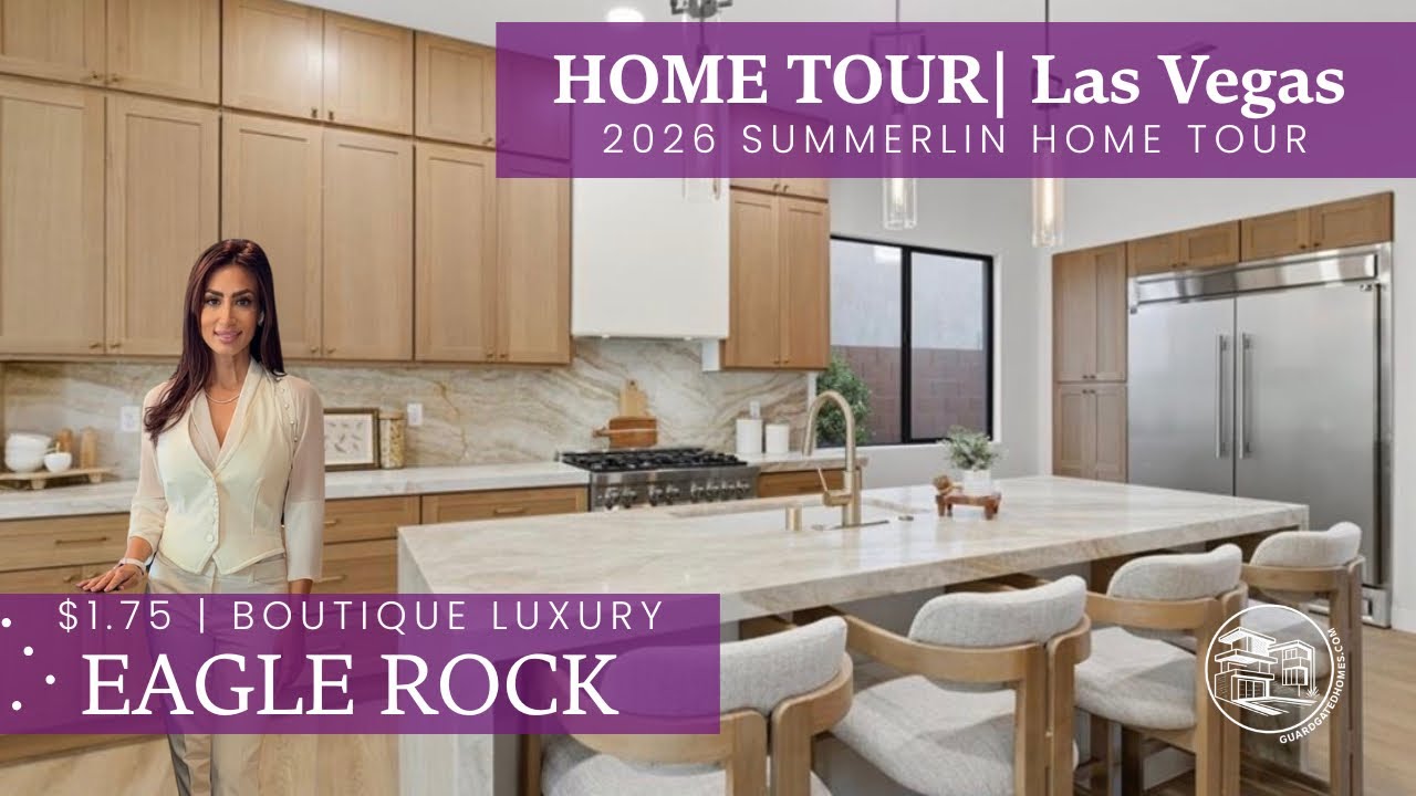 Экскурсия по элитным домам в охраняемом жилом комплексе Eagle Rock в Лас-Вегасе стоимостью 1,75 м...