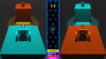 Castle Destruction 2 - Marble Race in Unity & Algodoo