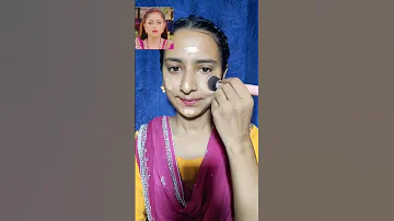 Geet(Dhrashti Dhami) Inspired Makeup from geet hui sabse parayi||#shorts #youtubeshorts #makeup