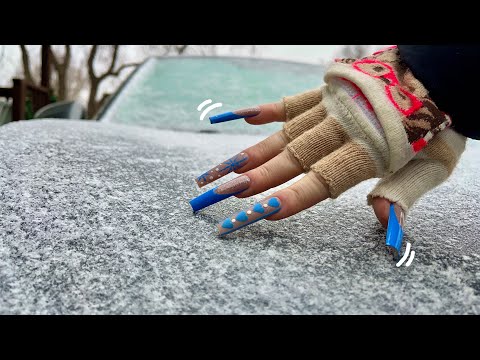 Outdoors Ice Scratching - ASMR