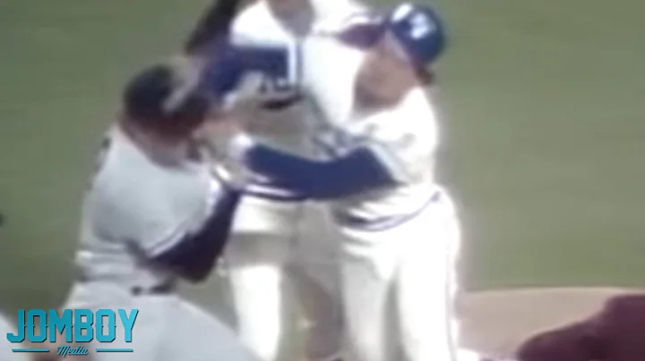 Graig Nettles Kicks George Brett so Brett Punches ...