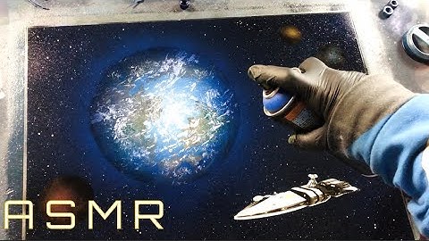 ASMR Spray Painting to Fall Asleep to | Planet Zi from Zoids