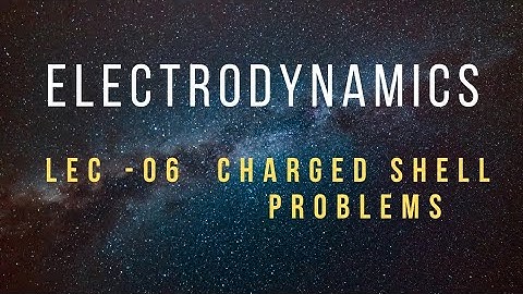 Electrodynamics Lec - 06 |Spherical Shell Problems || CSIR NET/GATE/IIT JAM/JEST Physics.