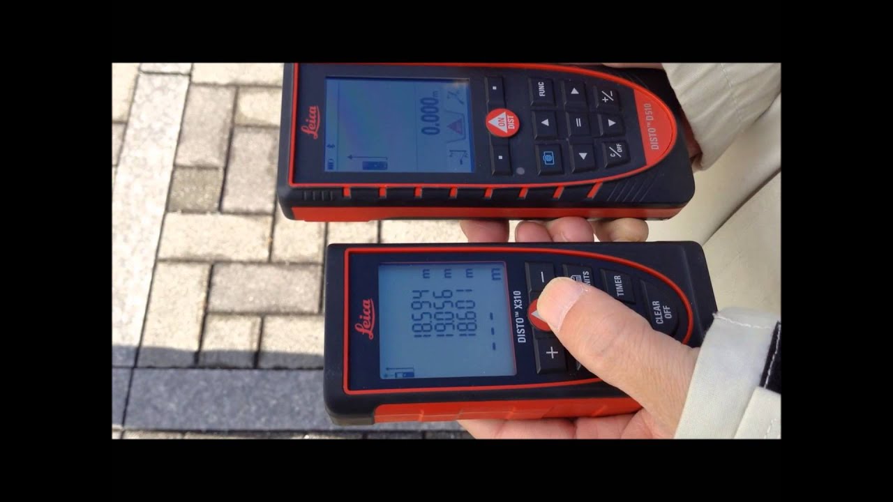 レーザー距離計 DISTO X310 : 屋外ではどこを測っているかわかり レーザー距離計 DISTO X310 : 屋外ではどこを測っているかわかり