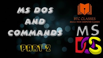 MS DOS BASICS || COMMANDS || HINDI || PART 2
