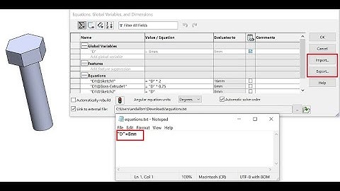 Share Global Variables among Several SolidWorks Files