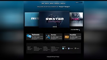 Photoshop: SpeedArt - Website Design by Swayer Designs