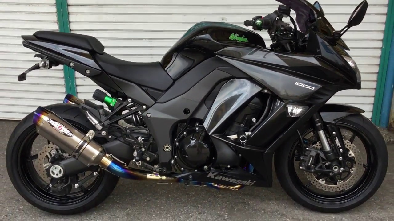 NINJA1000 2015年モデル ビートフルエキ エンジン音 - YouTube