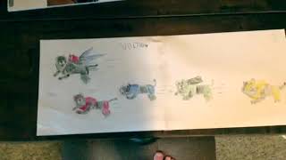 Voltron Lions Racing Drawing!