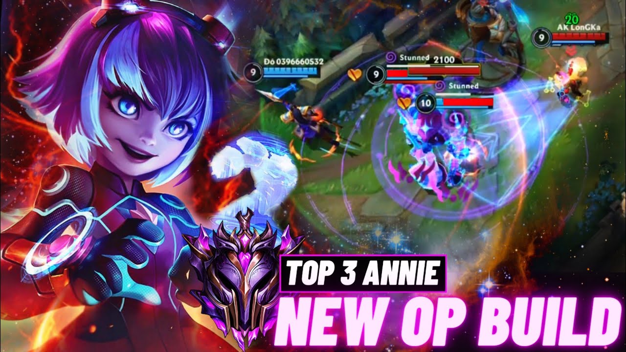 SUPER GALAXY ANNIE SEASON 5 NEW OP BUILD FULL GAMEPLAY WILD RIFT - YouTube