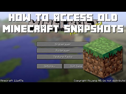 How to Access and Download Old Minecraft Snapshots