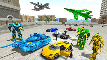 Stealth Robot Transforming Games: Car Robot Transform - Android Gameplay