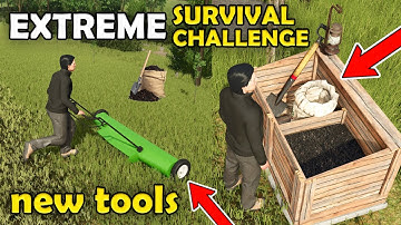 NEW TOOLS! LOOK AT THIS PROGRESS! - EXTREME Survival Challenge | Episode 3