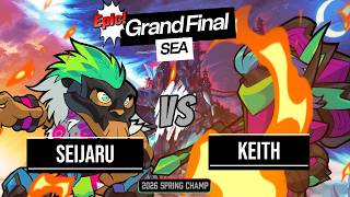EPIC Grand Final!!! Seijaru vs Keith - Brawlhalla SEA 1v1 Spring Championship 2026 | Tezca vs Thor