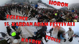 AYDER'DE 15. KAR FESTİVALİ / KARDAN ADAM / KARFEST