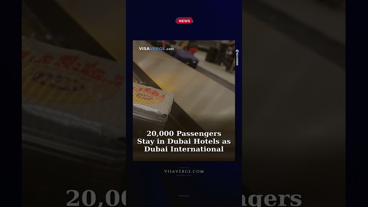 20,000 Passengers Stay in Dubai Hotels as Dubai International Airport Airspace Closures