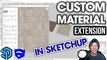Creating Custom Materials INSIDE SKETCHUP Using the Architextures Extension!