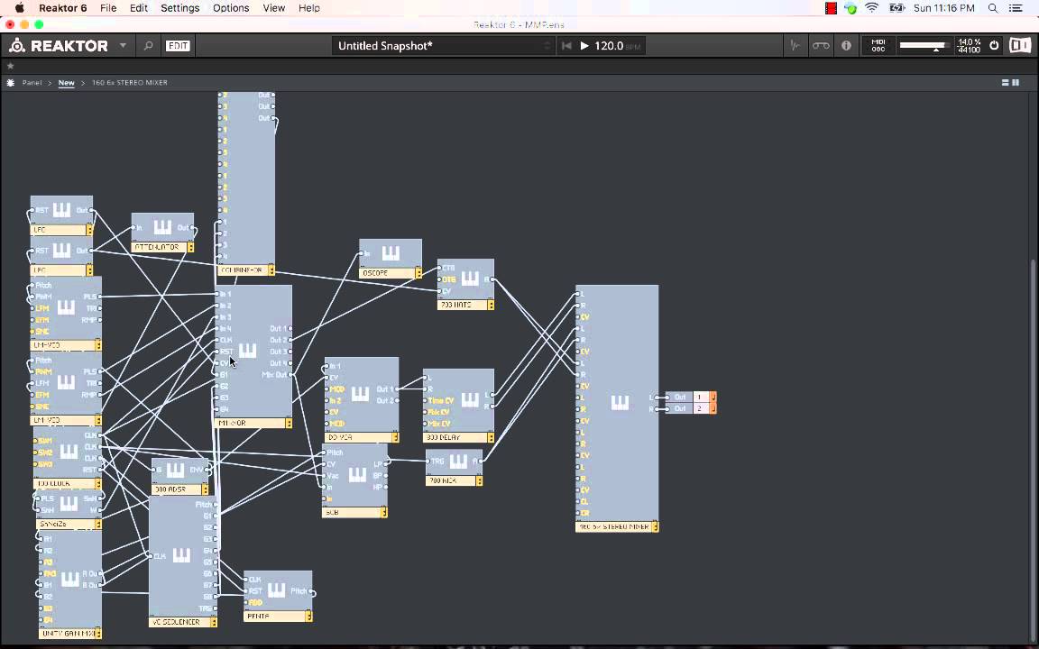 AniModule M1xXOR with System 63, Synthrotek & RYO