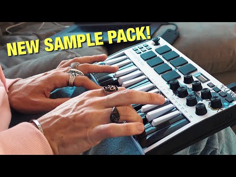 Making A Dark Chill Beat With The Akai MPK Mini MK3 and MY NEW SAMPLE PACK!