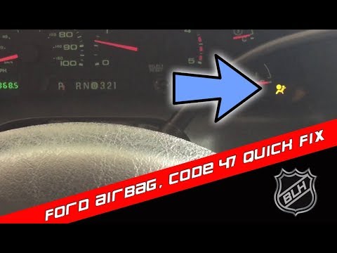 How to Fix your Ford Code 47 Airbag Warning Light