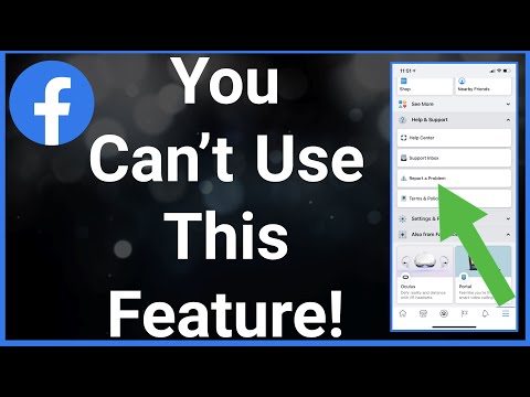 Facebook You Can't Use This Feature Right Now