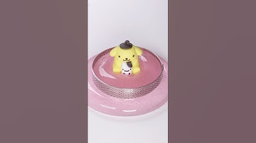Making Slime Bubbles with #pompompurin - #relaxing #slime #satisfying #oddlysatisfying #healing