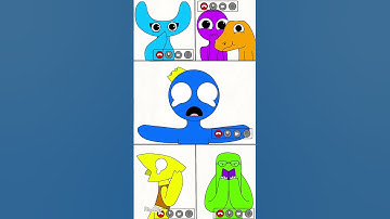 Thumbnail of When you open a group with your friends(rainbow Friends) chapter 2 #animation #flipaclip