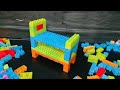 Satisfying DIy Lego Big Double Bed 2/ASMR building block/lego building #buildingblocks 