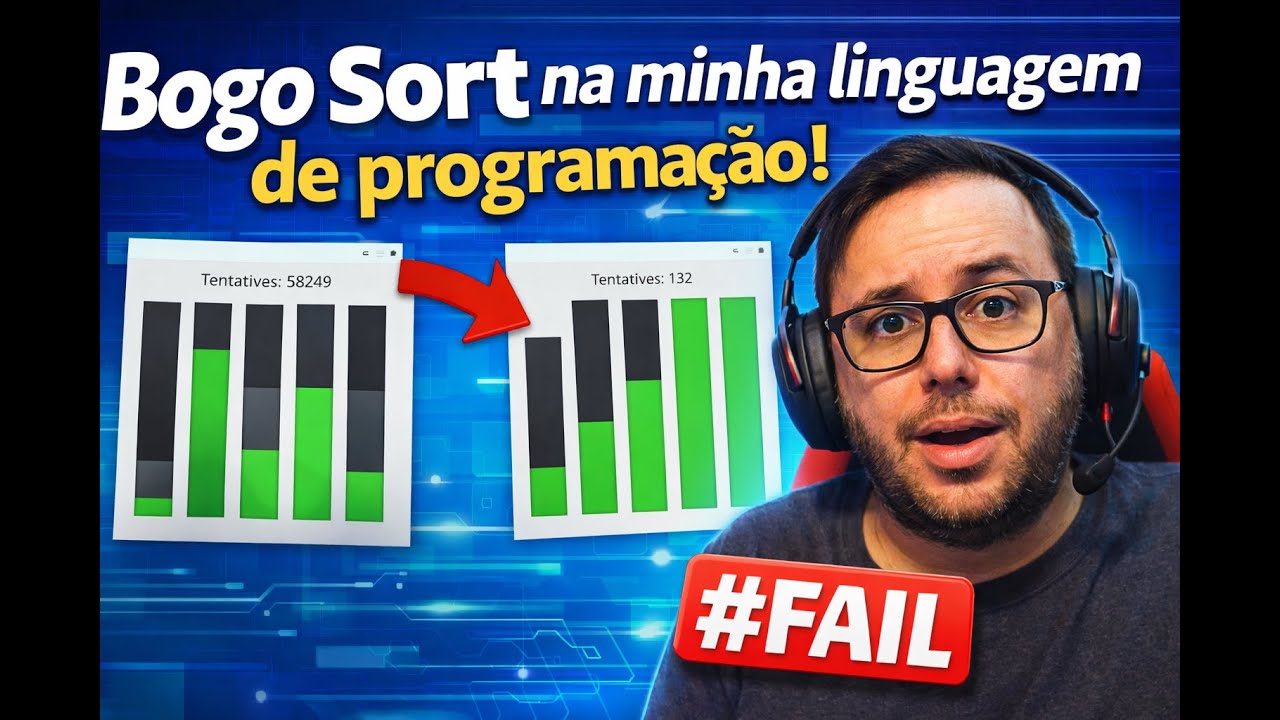 Bogo Sort, o algoritmo que não serve para nada - YouTube