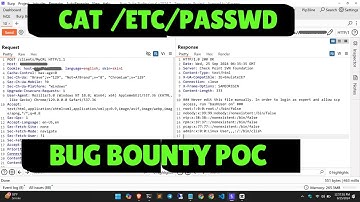 Remote Code Execution  /../etc/passwd | Poc video