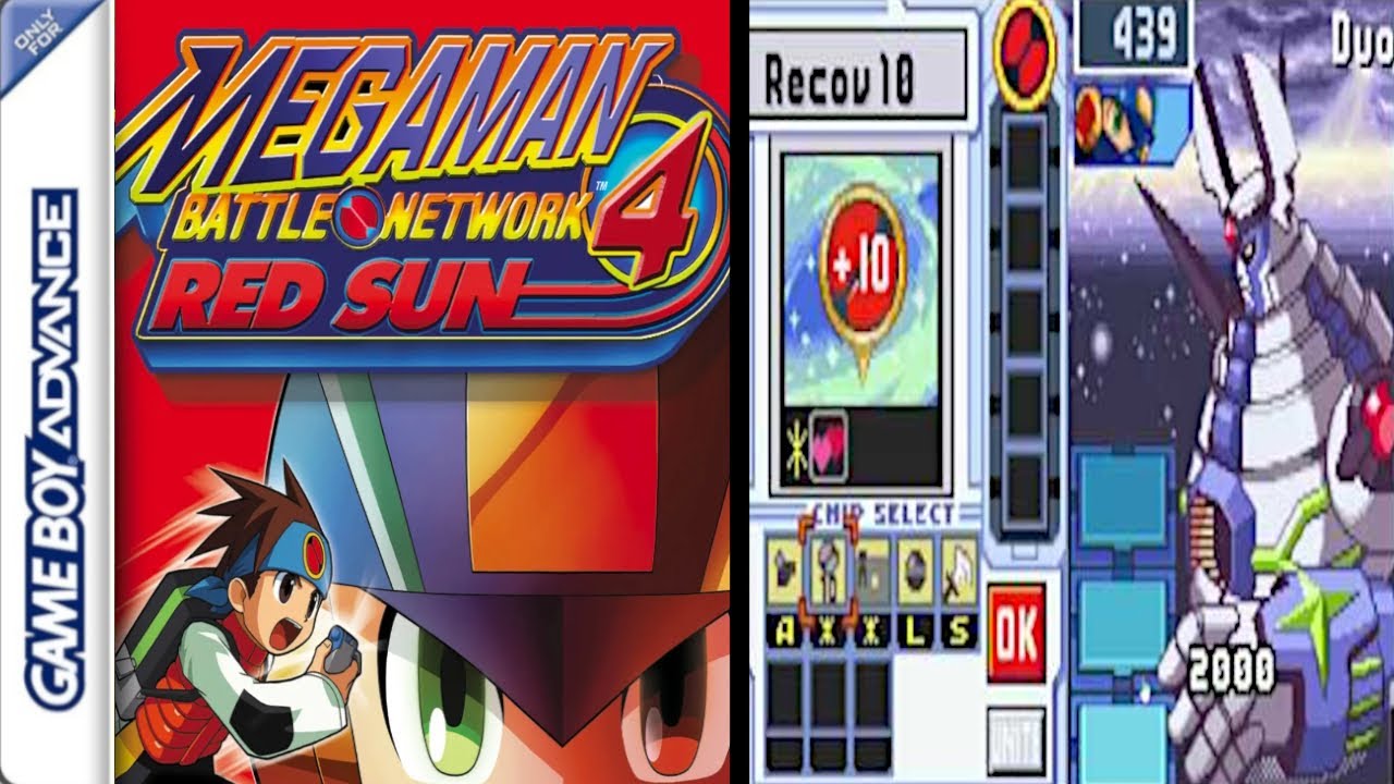 Megaman Battle Network 4: Red Sun ... (GBA) Gameplay - YouTube