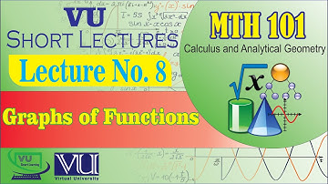 MTH101 Short Lecture 8 | How to Draw Graphs of Functions |VU Short Lectures | VU Smart Learning