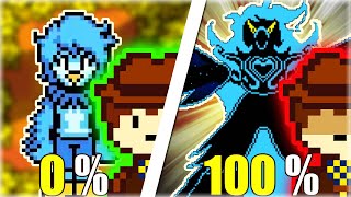 I Played 100% of Undertale Yellow Genocide