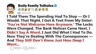 I Told Them The Spending Had To Stop — Or I WOULD. That Night, I Got A Text... - Best Reddit