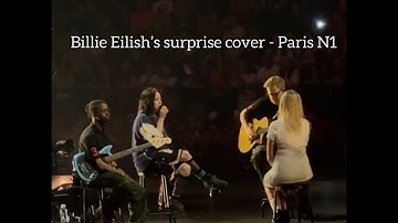 Billie Eilish sings ‘The Only Exception’ by Paramore in Paris N1 of #hitmehardandsofttour 🦋
