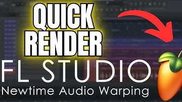 How to Quick Render in FL Studio 2025?